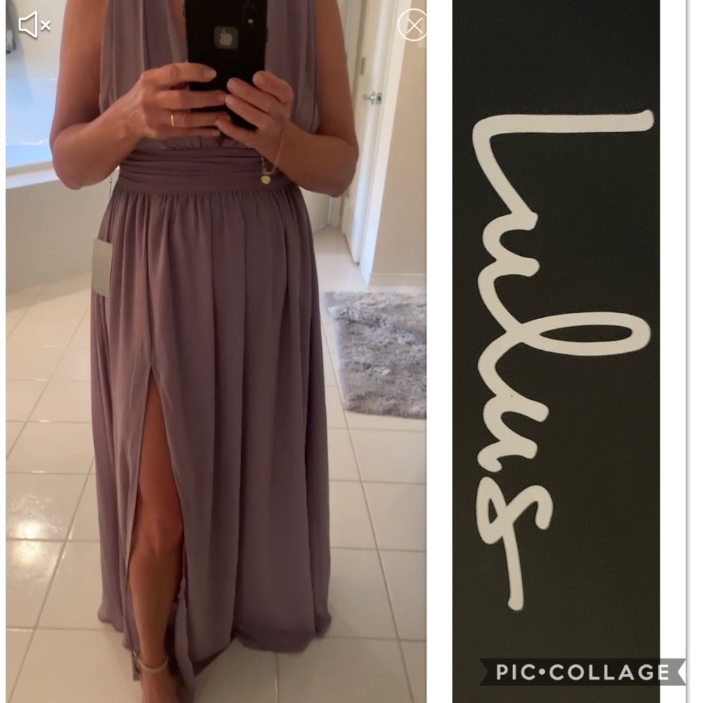 SOLD NEW with tags, Dusty Violet long dress.